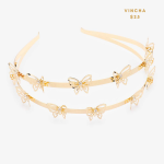 Vincha Doble de Mariposas