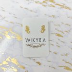 Aretes Topitos de Caballito de Mar  con Baño en Oro Dorado