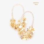 Aretes Statement Dorados con Estrellas