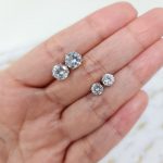 Aretes Stud Topitos con Zircon