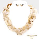 Collar de Acrílico Crema