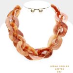Collar de Acrílico Terracota