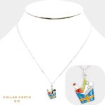 Collar Corto con Dije de Bucket