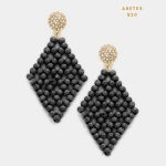 Aretes Cocada Beads Negro