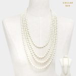 Collar Largo de Perlas de 120 Pulgadas