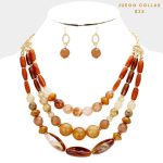 Collar de 3 Layers Chocolate