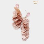 Aretes Alargados Rosa