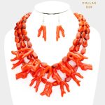 Collar de Acrílico en Forma de Corales
