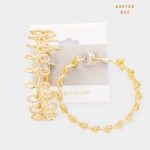 Aretes Argollas Hoops Dorada