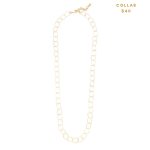Collar Largo Bañado en Oro con Links Ovalados