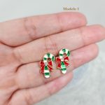 Aretes Topos Topitos Navideños