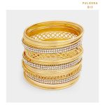 Pulsera Juego de Pulseras Doradas Mix