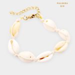 Pulsera Concha Blanca Puka